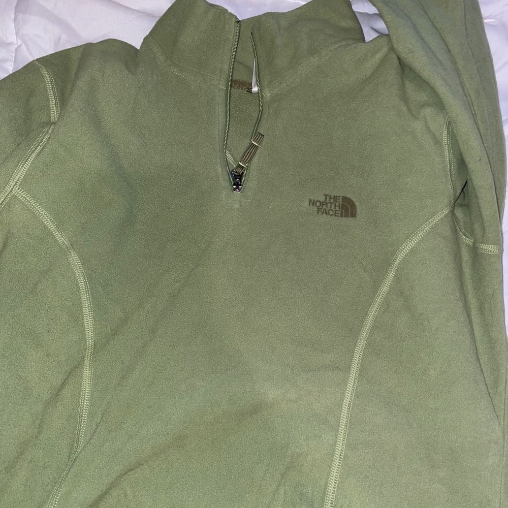 The north face! Green fleece! Size S!